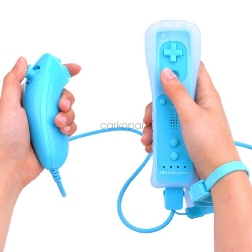 2Pack Remote Controller Wiimote Nunchuck Set for Nintendo Wii U 4 in 1 Motion - Picture 25 of 33