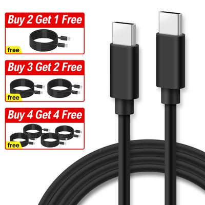 Fast Charger USB C Charging Cable Data Sync Cord for iPhone16/15/iPad/Mac/Google