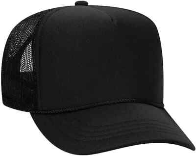 OTTO CAP 5 Panel High Crown Mesh Back Youth Hat