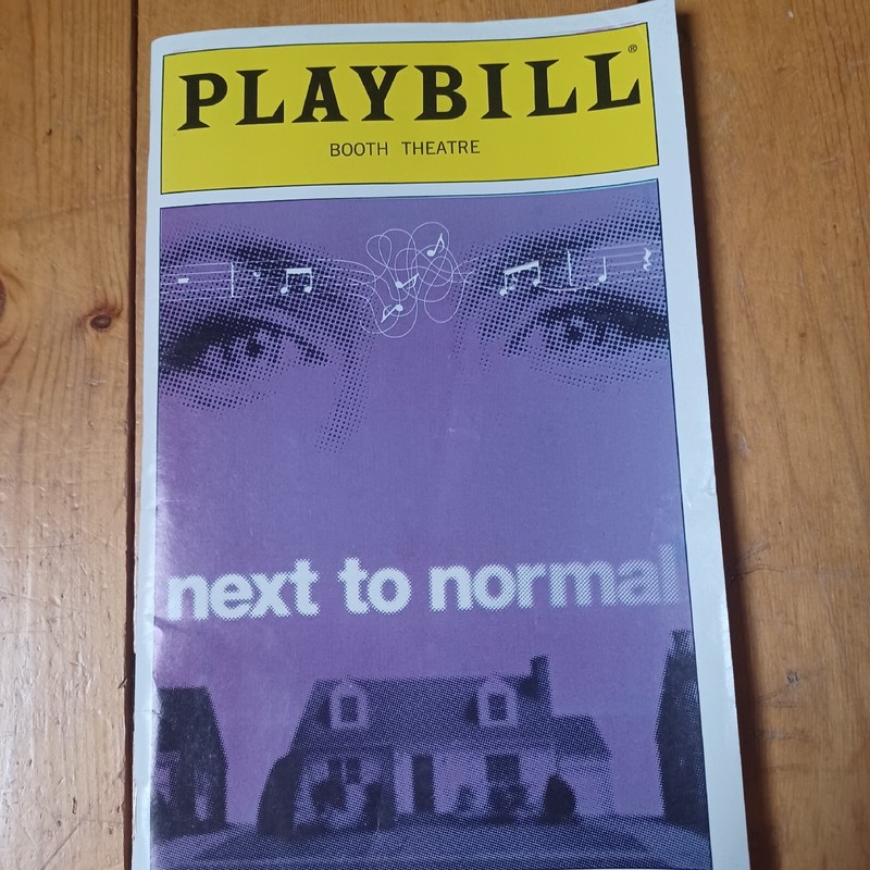Next to Normal Booth Playbill Jan 2010 Spencer Massey Hobson Damiano Ripley