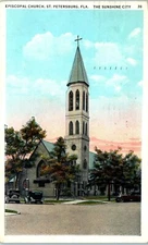 Episcopal Church, St. Petersburg, Florida Postcard