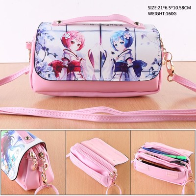 Re:Zero kara Hajimeru Isekai Seikatsu Tragtasche Kosmetiktasche Geldbeutel Etui