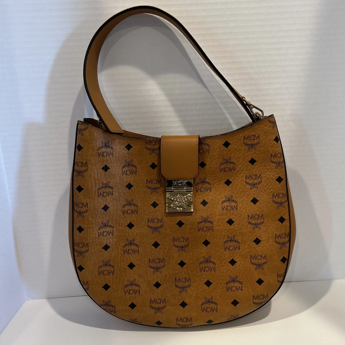 RARE MCM Patricia Visetos Large Hobo - SOLD OUT- EUC