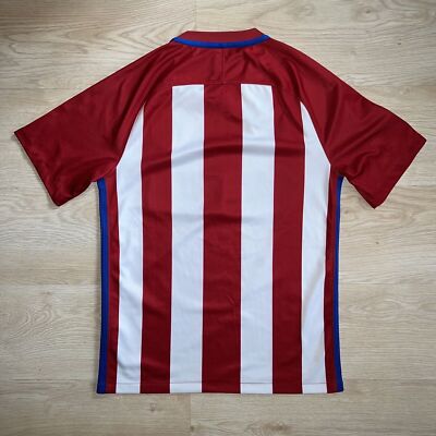 ATLETICO MADRID NIKE 2016/2017 FOOTBALL HOME JERSEY SIZE “S