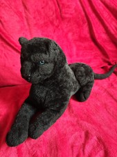 Pl&uuml;schtier Panther L&auml;nge 70 cm,H&ouml;he 26 cm,Breite 18 cm (sehr gut) P 79