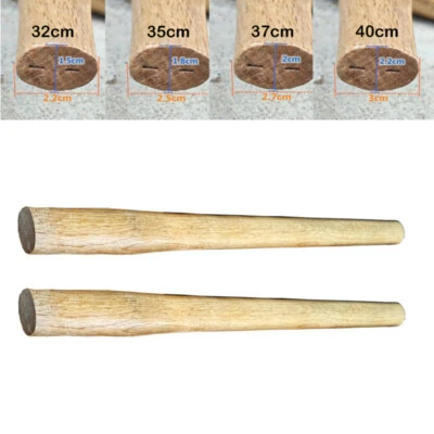 32 35 37 40 cm Solid Wooden Hammer Handle Shaft Replacement
