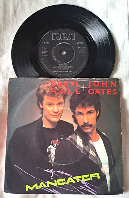 HALL & OATES - Maneater 7'' Vinyl single VG/VG