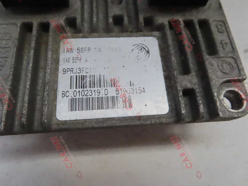 51903154 CENTRALINA MOTORE ECU FIAT PANDA 169 1.2 8v 169A4000 IAW 5SF8.M4 HW409 — 第 2/4 张图片