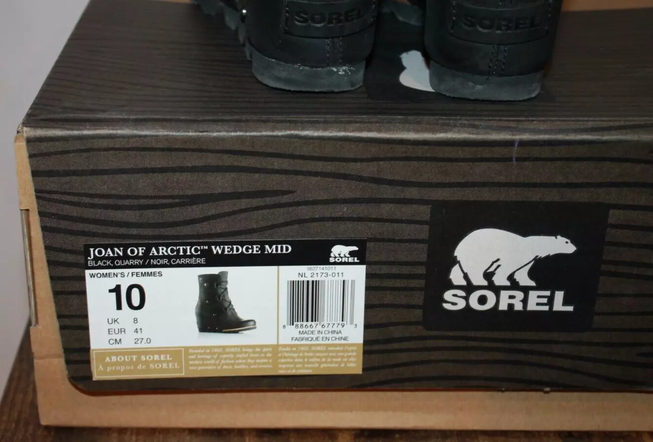 sorel joan of arctic leather wedge mid boots