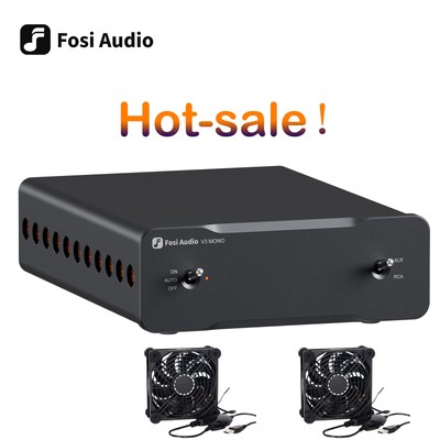 Fosi Audio V3 Mono Leistungsverstärker Monoblock Class D Verstärker &Cooling Fan