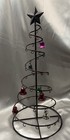 Metal Spiral Christmas Tree Decoration Hang 55 Mini Ornaments  Vtg.