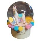 Llama Water Globe - What are you looking at Figurine - 4"