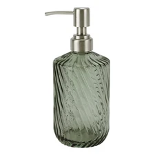 Unique Bargains Simple Twill Lines Soap Pump Dispenser for Bath 450ml 1 Pc