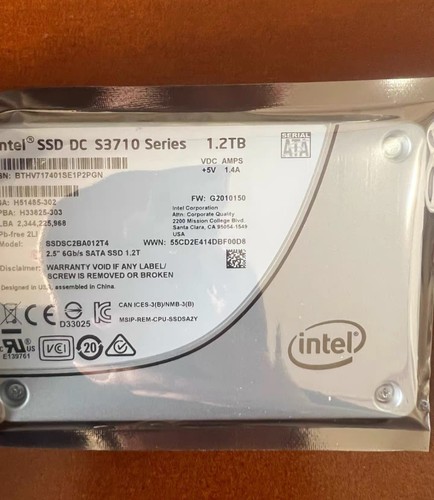 FedEx Intel S3710 1.2TB 6Gb/s 2.5" SATA SSDSC2BA012T4 SSD Solid State Drive - 第 1/1 張圖片