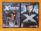 X-Men Legends & The Official Game  (Sony PlayStation 2, 2004 PS2)  Lot of 2!!!
