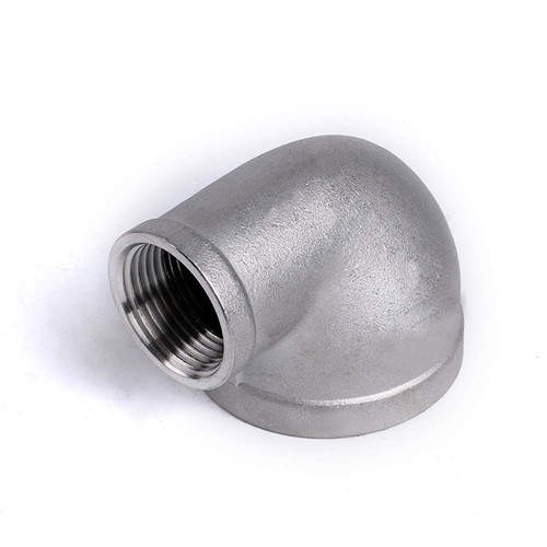 Beduan 304 SS 90 Degree Elbow Reducing Coupling 3/4 FPT to 1/2 FPT, Copper