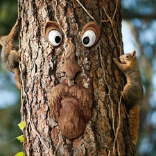 Old Man Tree Face, Home Decor, Outdoor Garden, Gift Ideas