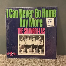The Shangri-Las &lrm;&ndash; I Can Never Go Home Anymore 1966 Red Bird RB20-104 Vinyl VG