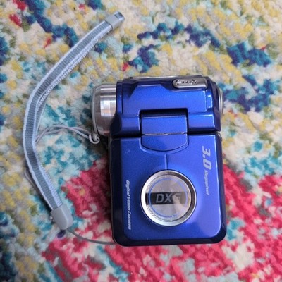 DXG 506V MPEG4 Movie Digital Zoom Video Camera BLUE -TESTED