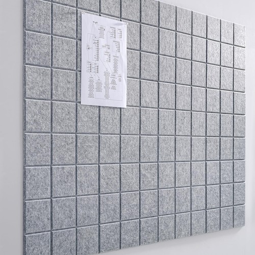 Large Cork Board for Wall 48"X36" 12 Pack Felt Tiles Bulletin Boards for Walls