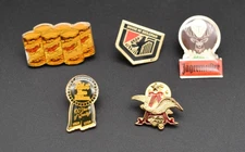 Vintage (lot of 5) Beer / Liquor Hat Pins