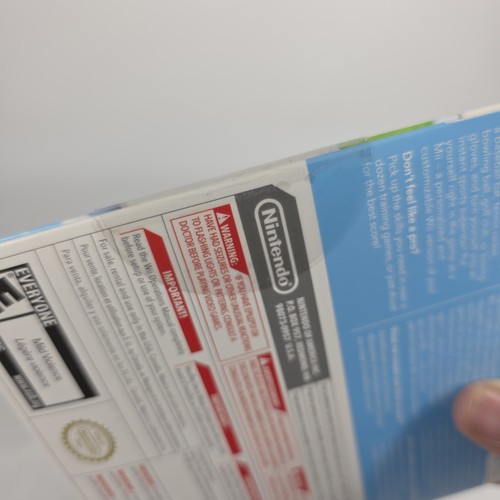 Wii Sports (Nintendo Wii, 2006) New Game Factory Sealed in Cardboard Sleeve! - Picture 3 of 4