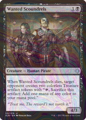 Foil Wanted Scoundrels - Ixalan - 131 | MTG Card