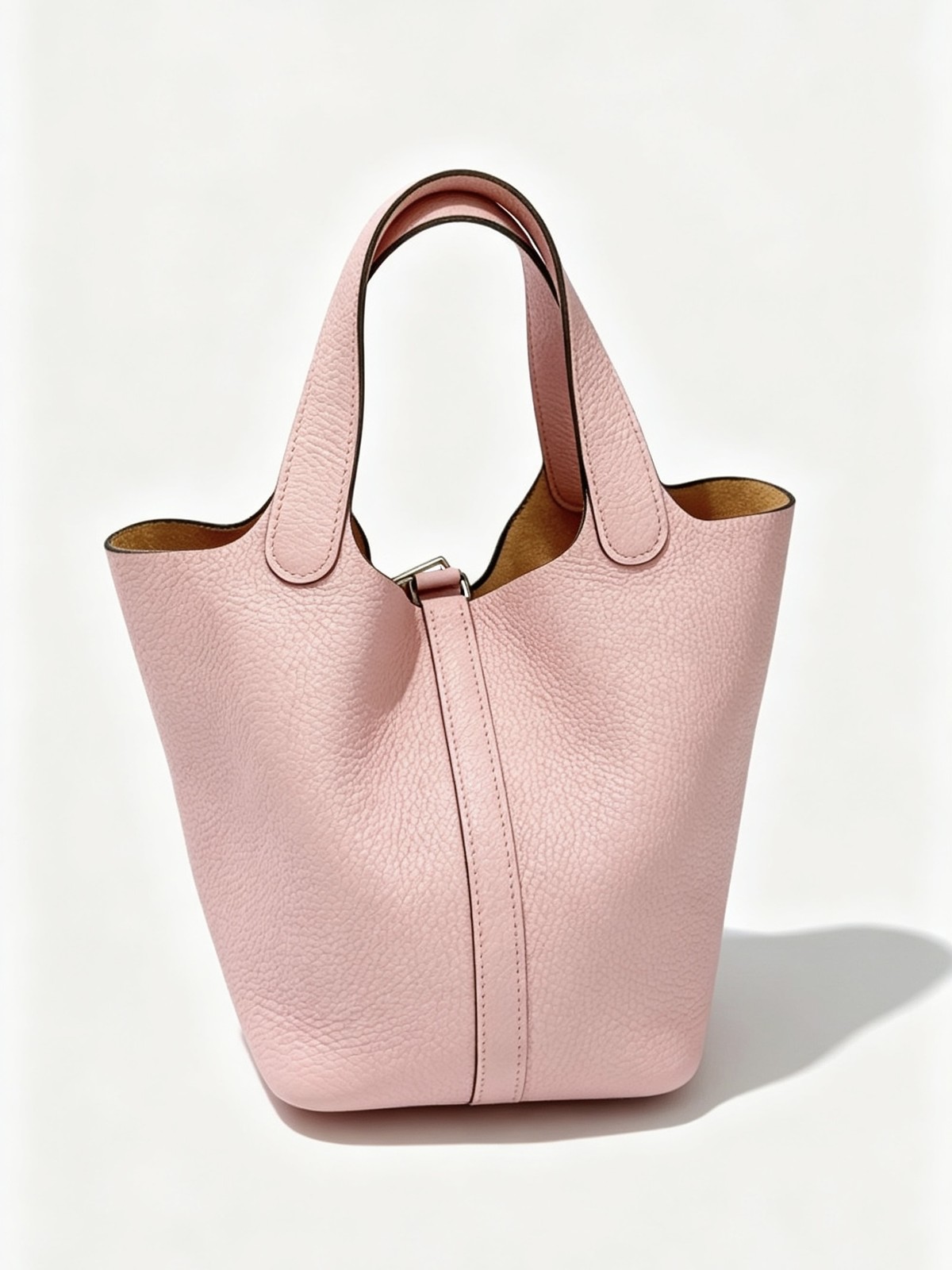 Hermes Picotin 18 Sakura Pink TC Leather Daily Handheld Tote Duty Paid