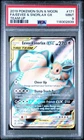 2019 POKEMON SUN & MOON TEAM UP #171 FA/EEVEE & SNORLAX GX TEAM UP PSA 9