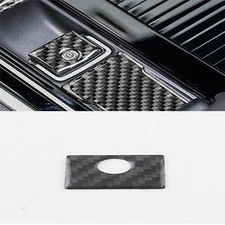 1PCS Handbrake Trim Conter Electronic Real Carbon Fiber For Jaguar XF 2016~2020