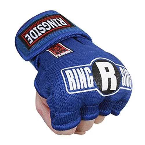 Ringside Quick Wrap Gel Shock MMA Boxing Hand Wraps, Large/Xlarge, Blue - Image 2 of 4