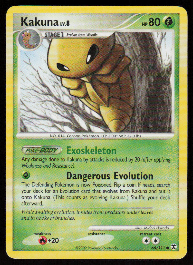 Kakuna 66/111 Common Rising Rivals Pokemon LP