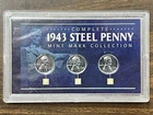 1943 P/D/S Steel War Wheat Penny Mint Mark Collection