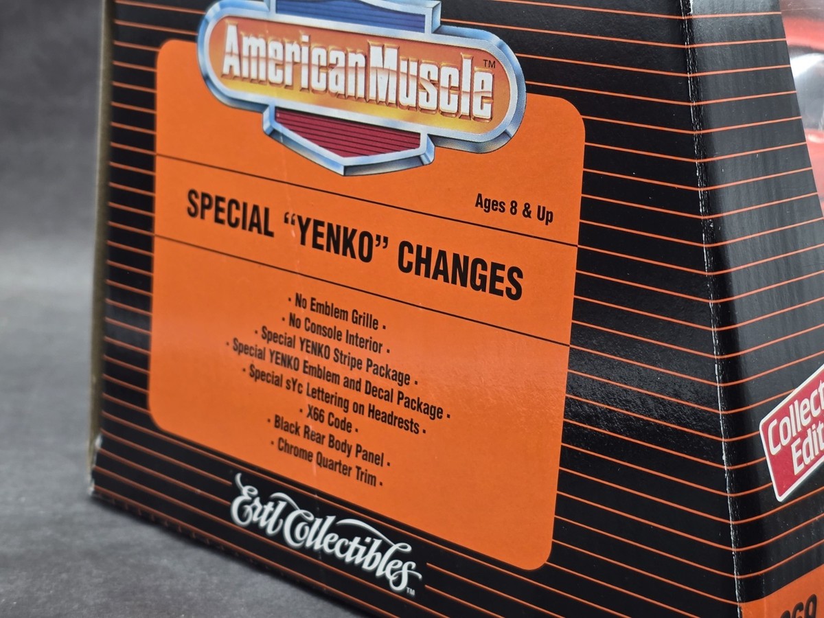 Ertl American Muscle 1969 Chevy Camaro 427 Yenko X66 Version 1:18