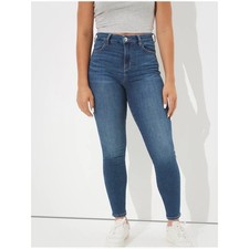 American Eagle Women’s Sz 20 Curvy High Rise Jeans Jeggings Stretch Denim