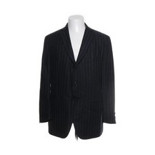 Ermenegildo Zegna, Blazer, Größe: 54, Blau, Cupro/Seide, Nadelstreifen #eV7