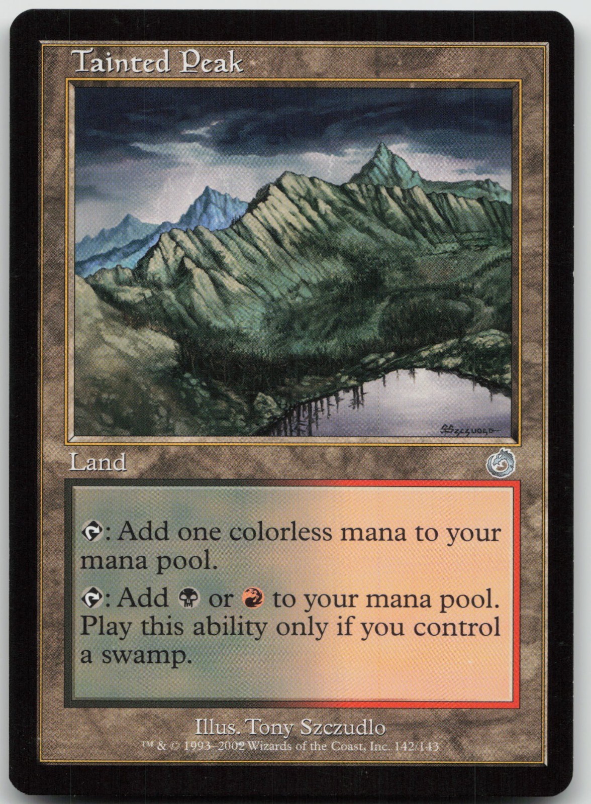 Tainted Peak 142 Uncommon Torment Magic: The Gathering Near Mint A