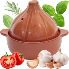 45-Second Ceramic Microwave Egg Maker, Fast Omelet Maker, Garlic Roaster for Del