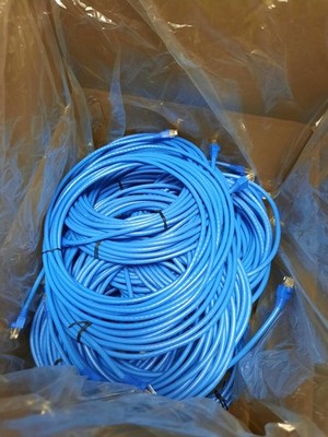 CAT6 Patchkabel 10m blau - 20 Stück