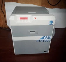 Peak RTX1000 Printer - Double Sided Card Printer UNTESTED POWERS ON! #69