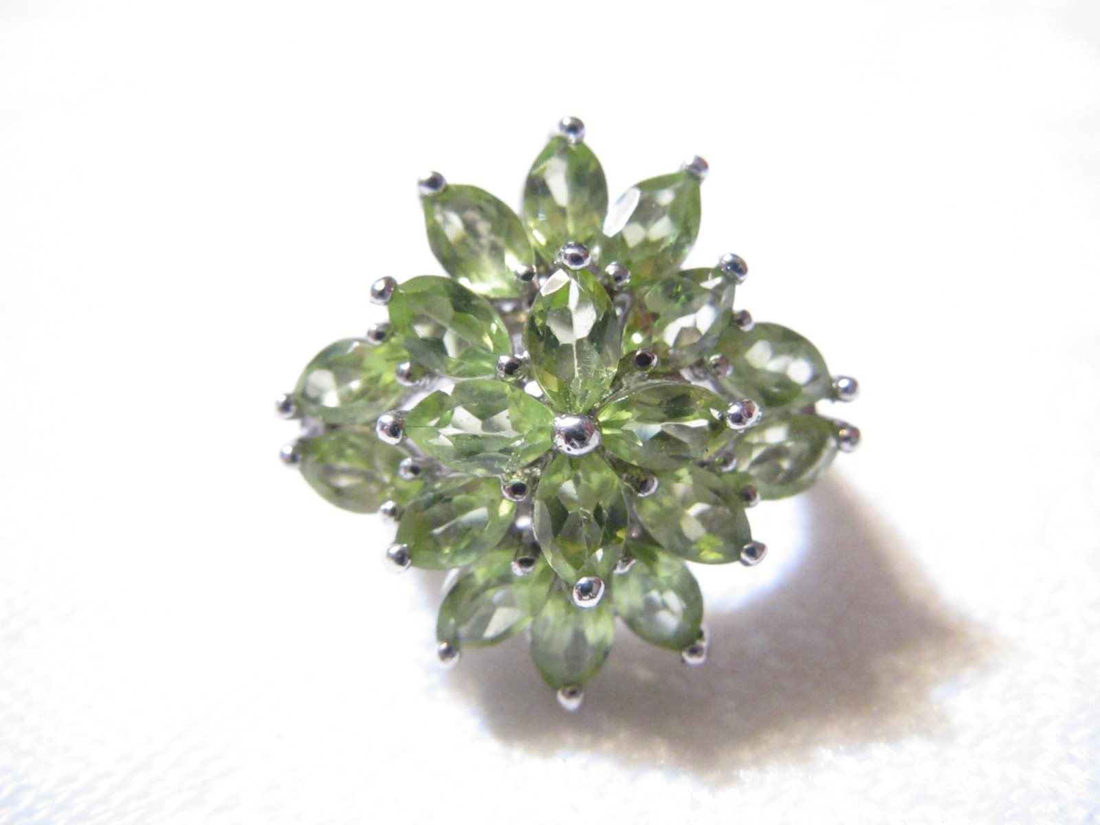 SIGNED STAUER LARGE STERLING SILVER MULTI STONE G… - image 8