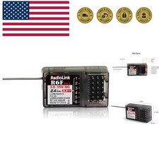 2.4Ghz R6F 6 Channels RC Receiver Long Distance Control for Car/Boat Surface ...