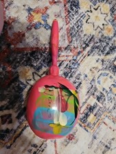 Mexican Maraca pink with figure and word mexico