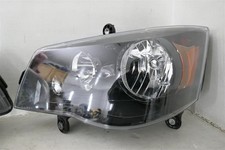 Driver Headlight Quad Halogen Black Bezel Fits 14-20 CARAVAN 1882622