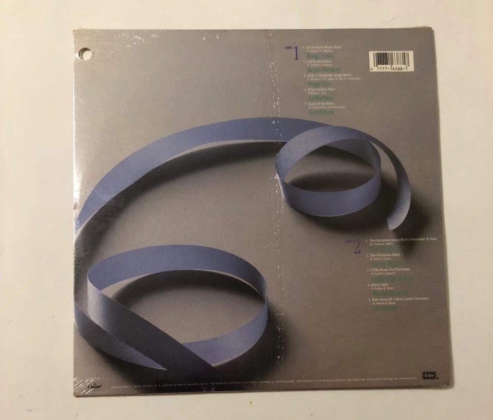 Bing Crosby, Peggy Lee & Others Best Of Christmas Vinyl LP SEALED Hype Sticker - Image 2 of 2