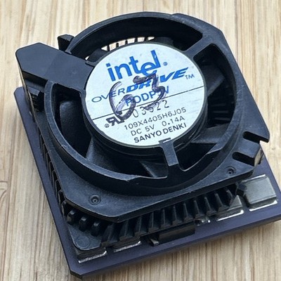 Broke Pin Intel PODP5V63 Overdrive 63Mhz 486 Pentium Upgrade SZ990 109X4405H6J05
