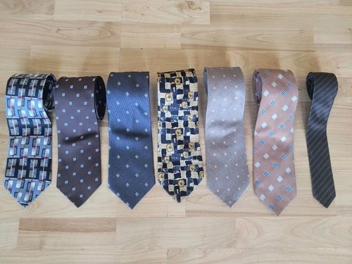 Tie Bundle No 1: 7 Ties in Shades of Blue