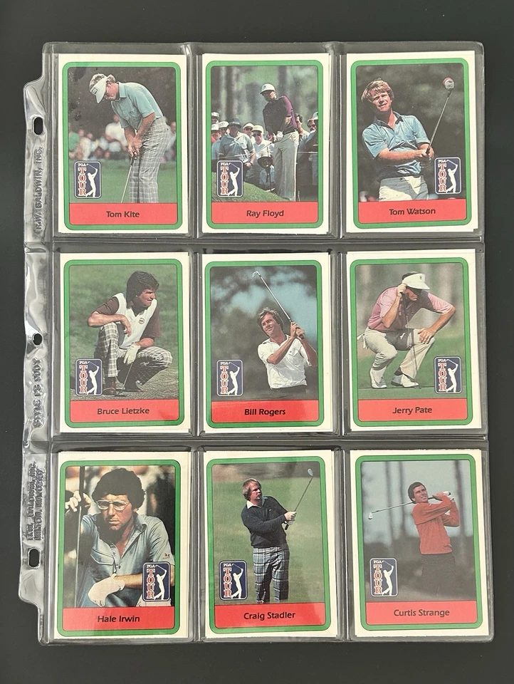 Juego completo de golf Donruss PGA 1982 (66) Nicklaus Watson Trevino casi nuevo-como nuevo Foto 4 de 4