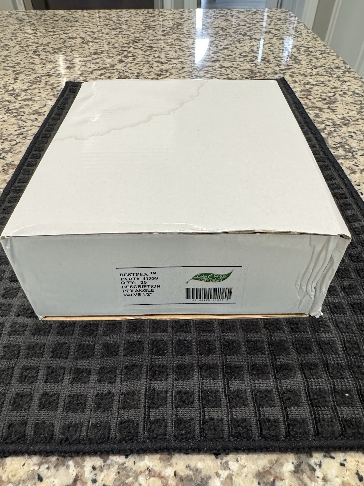 BESTPEX 1/2" x 1/2" PEX Angle Stop Valve (x 200) 1/4 Turn Free Ship Lead Free