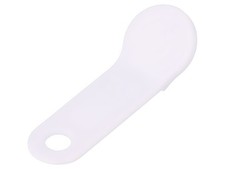 2x IBF-DS9093A/WH IButton holder as keychain white IBUTTON.CC